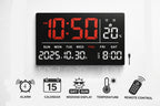 Smart digital led wall clock