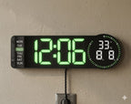 Digital wall clock countdown shap