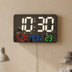 Modern digital wall clock