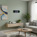 Digital wall clock countdown shap