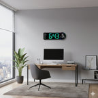 Digital wall clock countdown shap