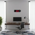 Digital wall clock countdown shap
