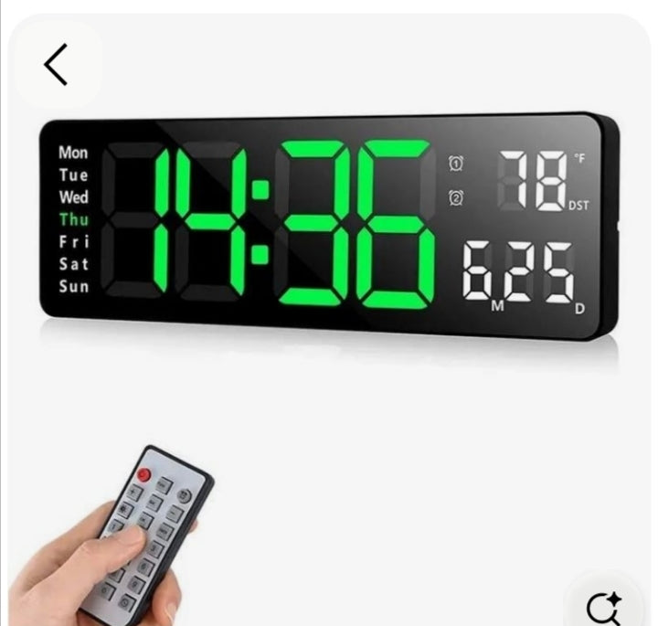 Digital electronic led clock