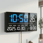 Smart digital led wall clock