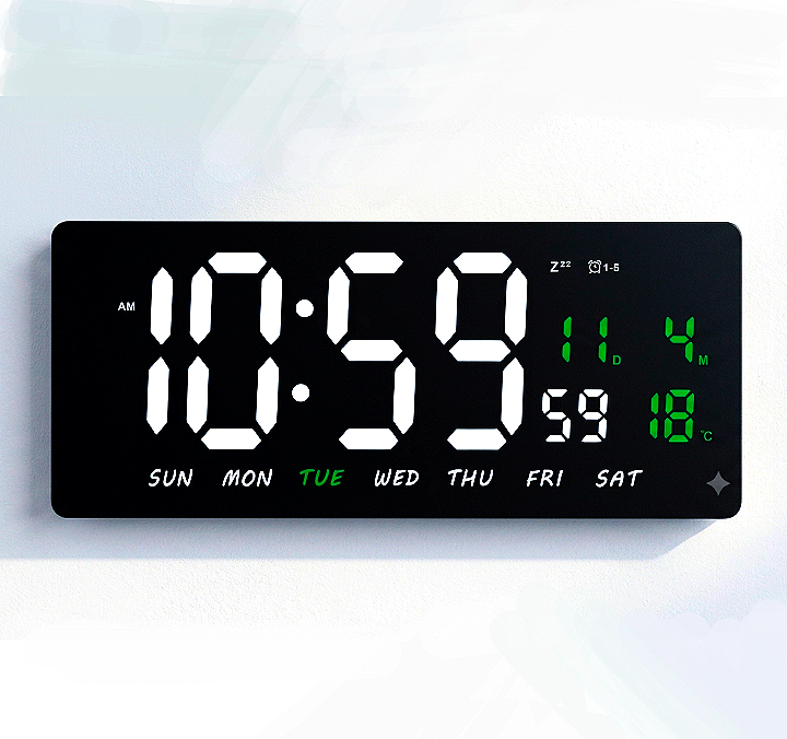 Modern RGB led wall clock