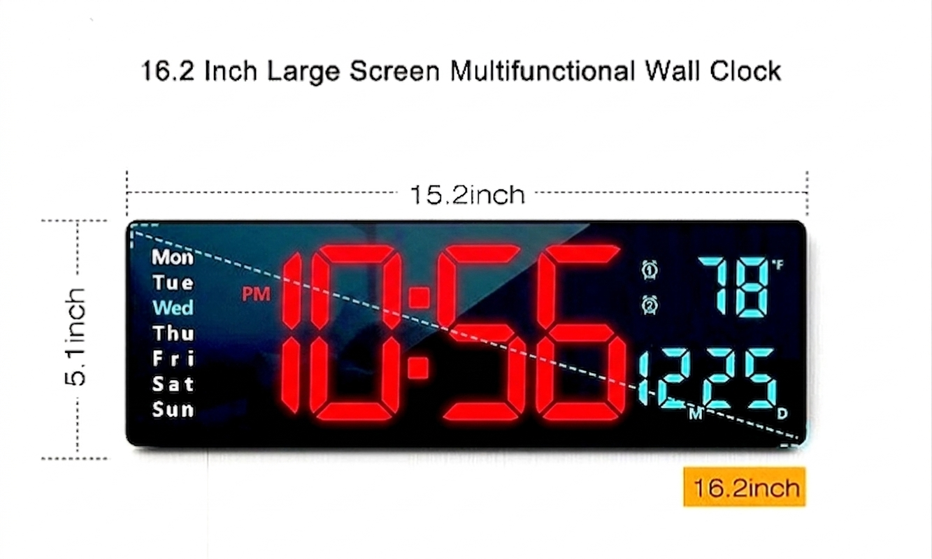 Digital electronic led clock