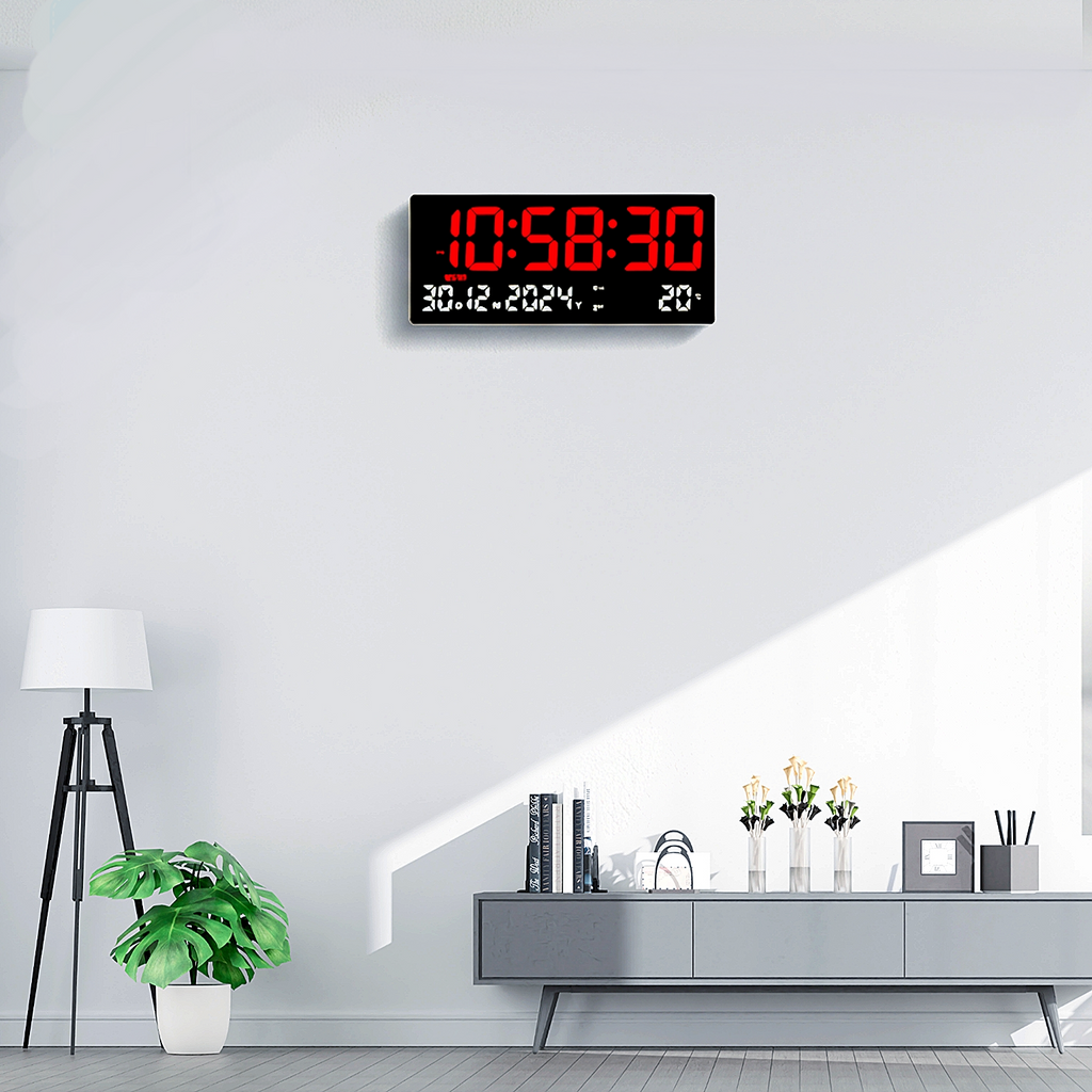 Modern led wall clock