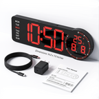Digital wall clock countdown shap