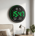 Modern digital led wall clock