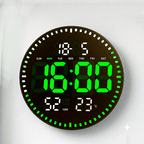 Modern digital led wall clock