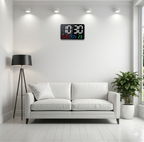 Modern digital wall clock
