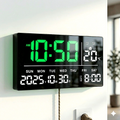 Smart digital led wall clock