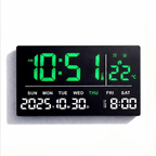 Smart digital led wall clock