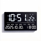 Smart digital led wall clock
