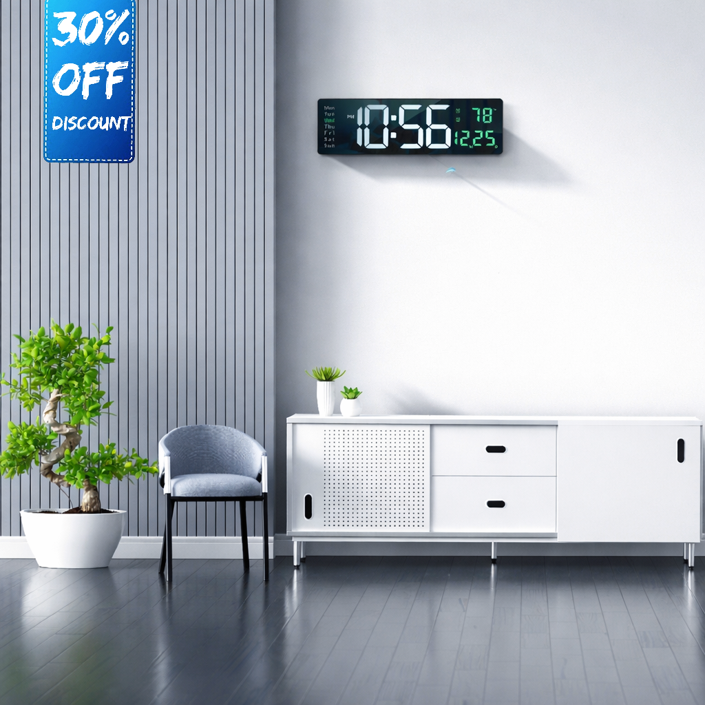 Digital electronic led clock